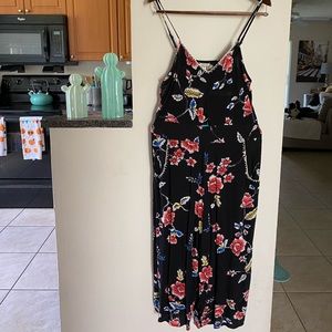 Jumpsuit with Flower Pattern